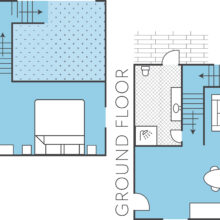 Duplex Apartment Seaview Floorplan Connemara Sands Hotel Connemara Room Layouts