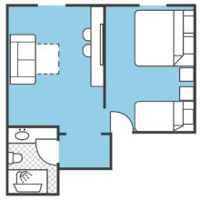 First Floor One Bedroom Suite Seaview Connemara Sands Hotel